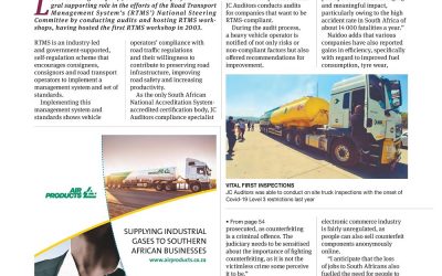 Company facilitates workshops, audits for road compliance