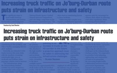 Increasing truck traffic on Jo’burg-Durban route puts strain on infrastructure and safety.