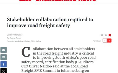 Stakeholder collaboration required to improve road freight safety